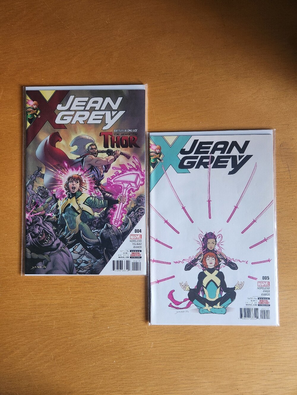 Jean Grey #4, & #5, Marvel Comics (Lot of 2)